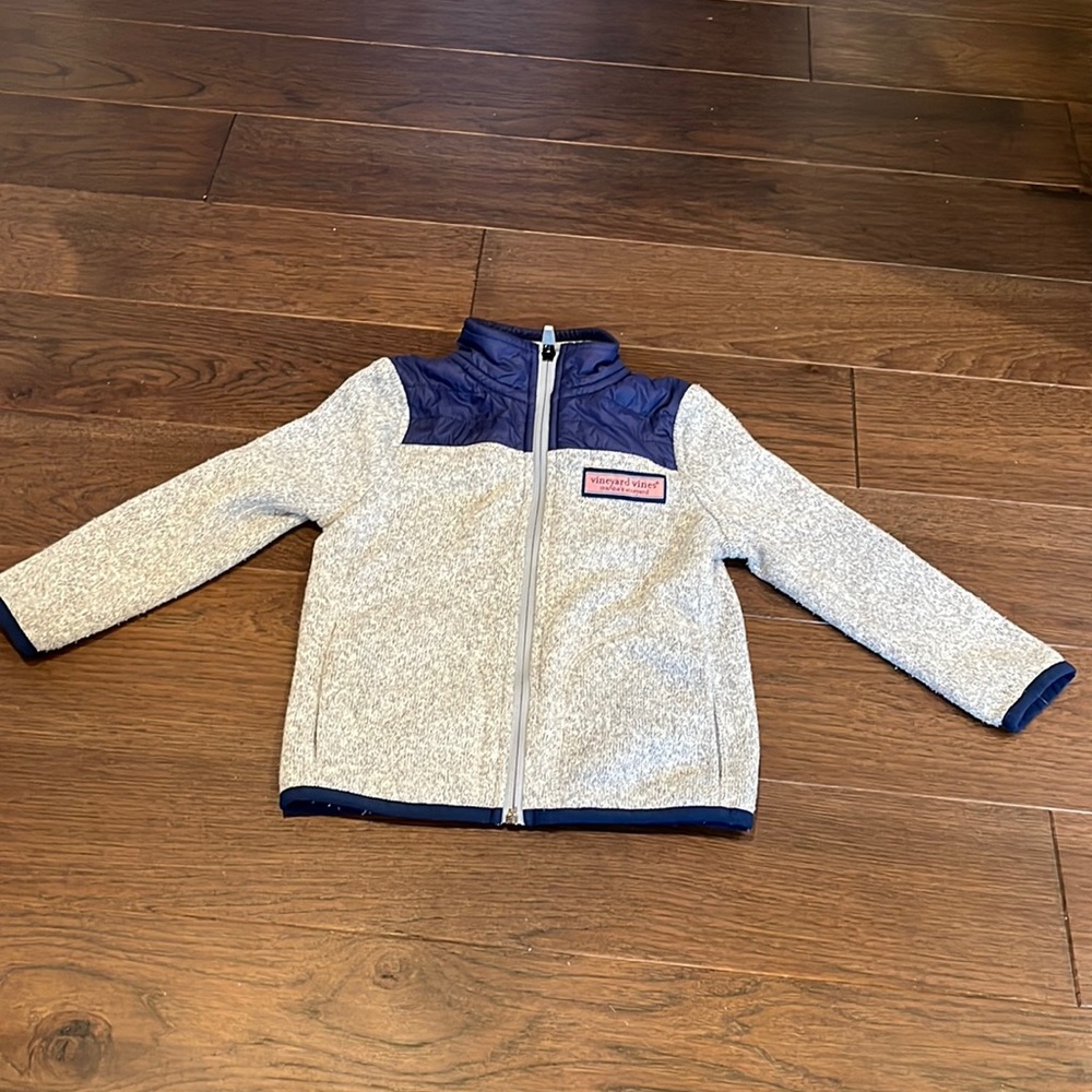 Vineyard Vines 3T Light Weight Jacket Gray/Blue